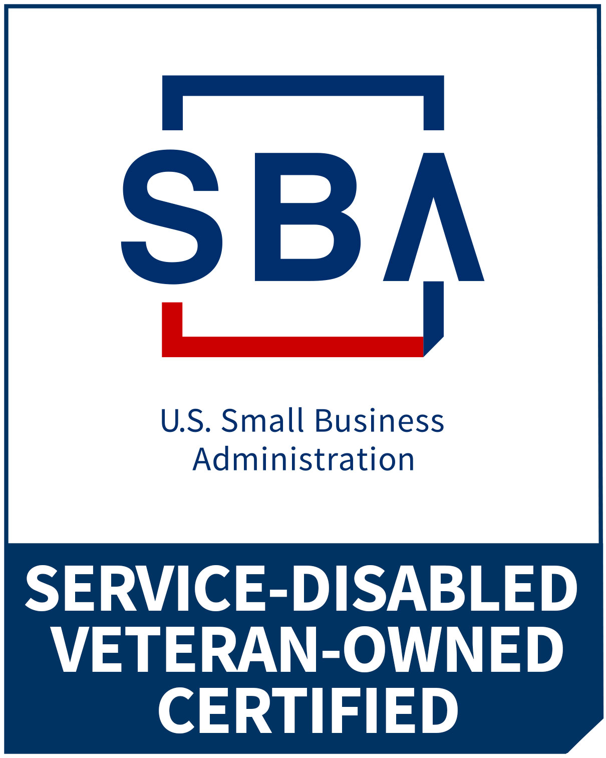 U.S. Small Business Administration Service-Disabled Veteran-Owned certified